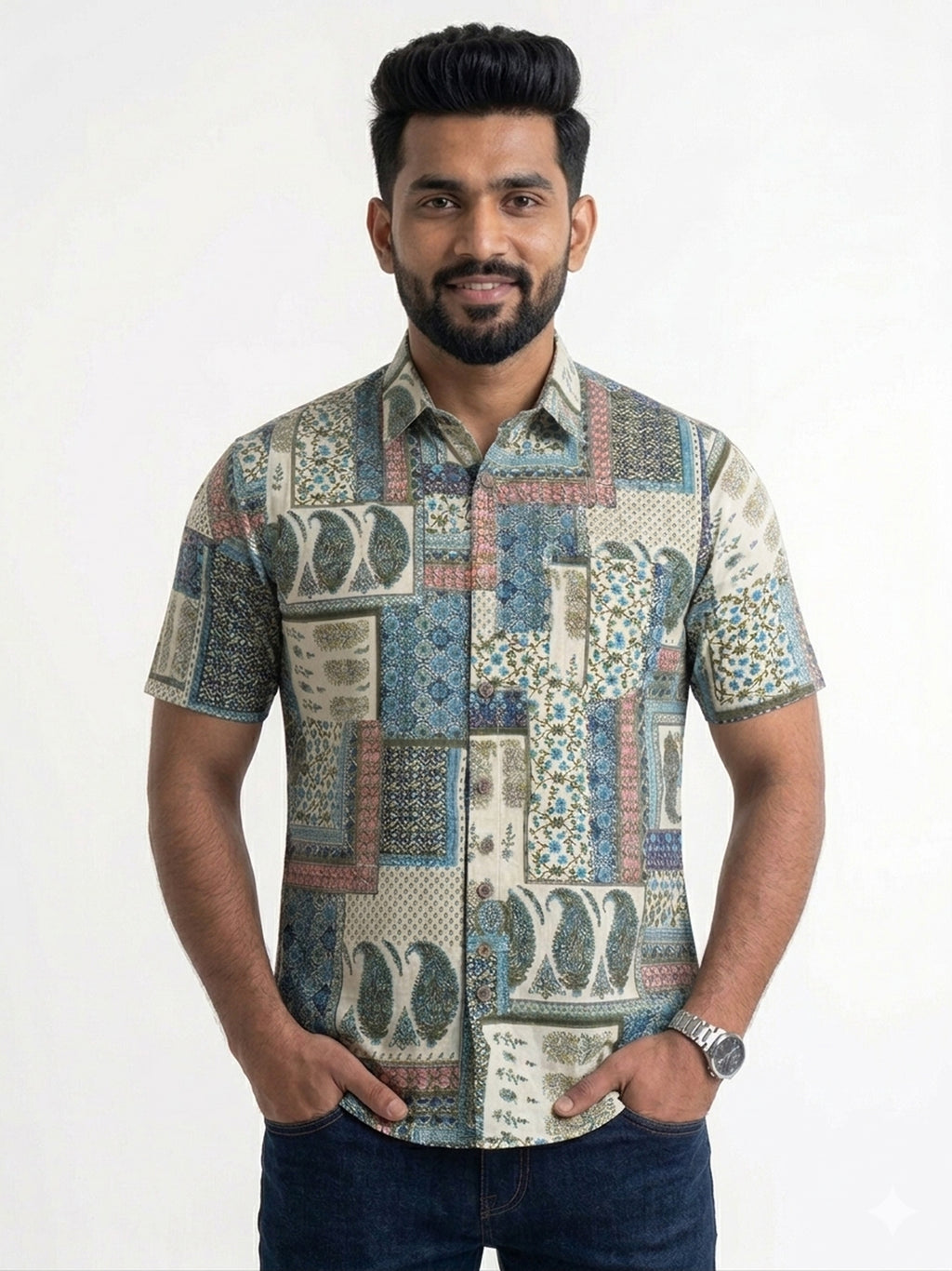 Premium half sleeve cotton shirt
