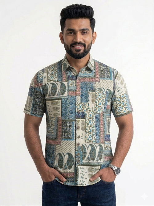 Premium half sleeve cotton shirt
